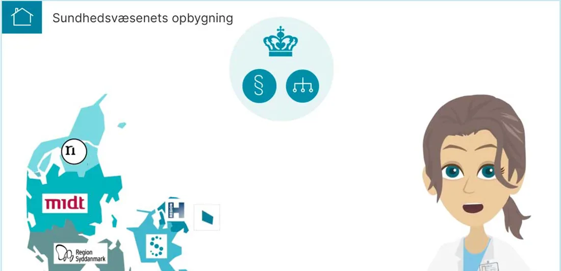 Fra kurset om det danske sundhedsvæsens opbygning.